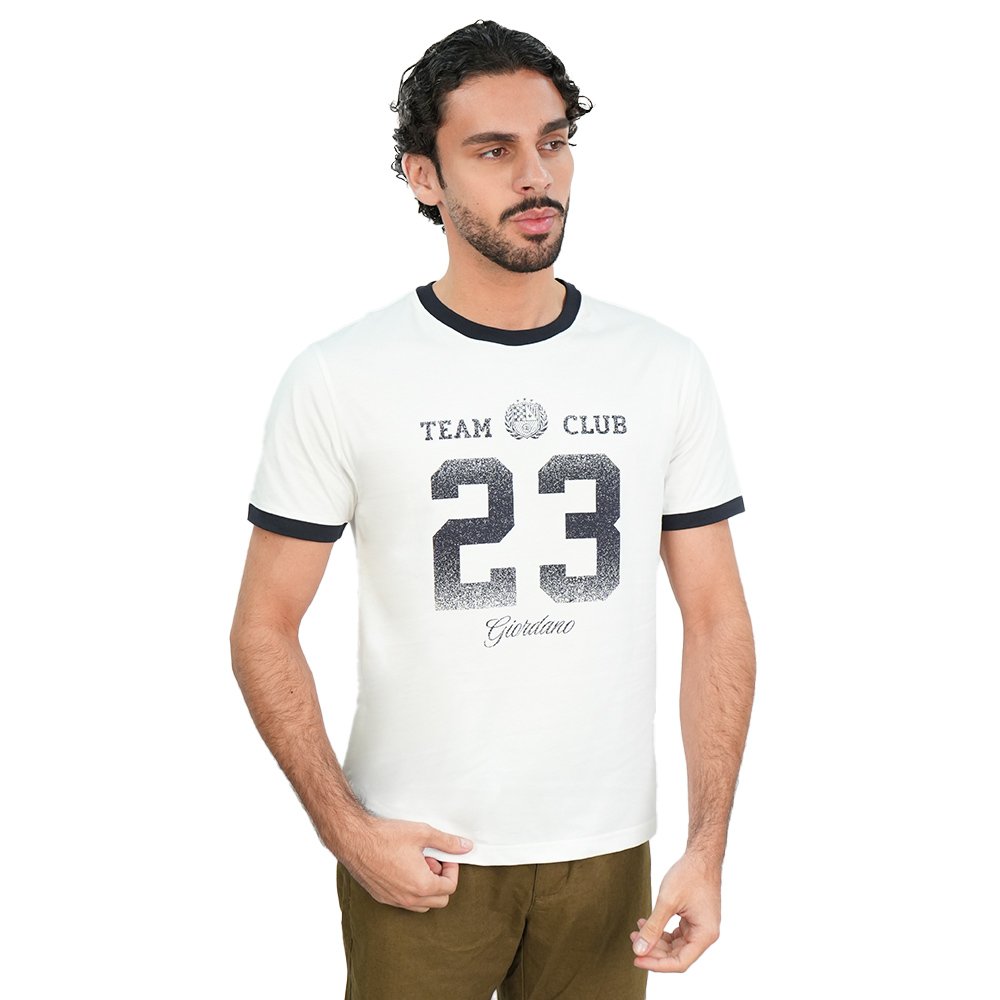Men's Slim Cotton Team Club Graphic Print Tee
