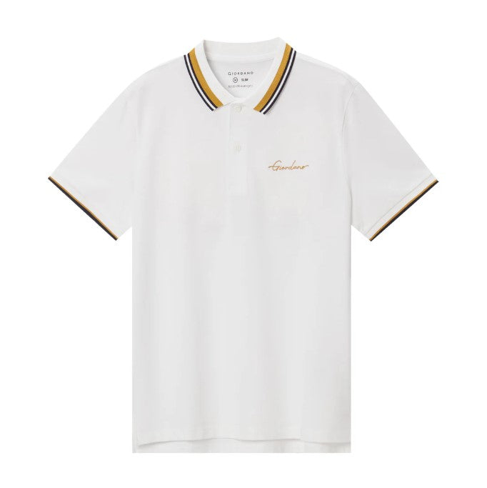 Men's Classic Slim Fit Polo with Signature Embroidery