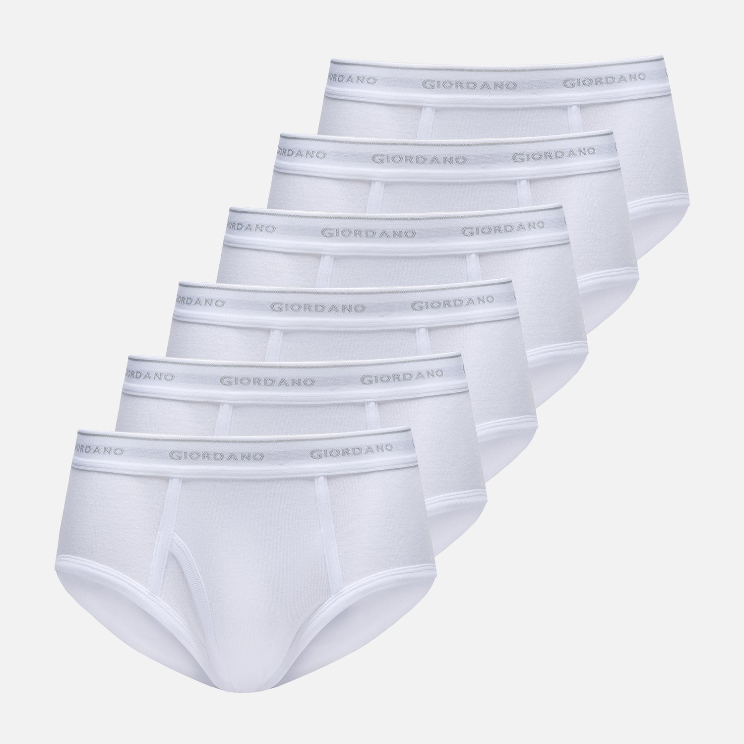 Men's Classic Cotton Rib Briefs 6-Pack Essentials