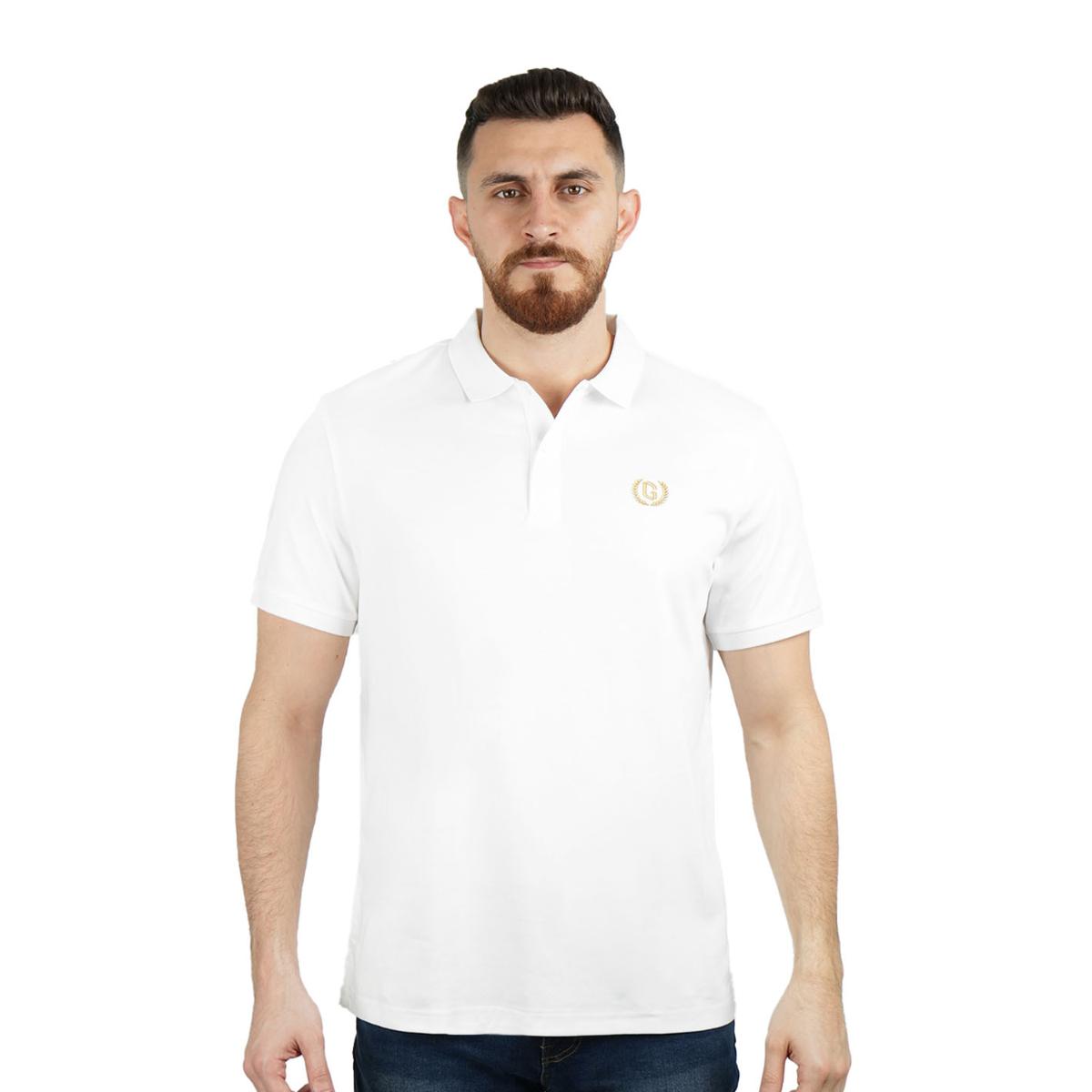 Cotton Interlock Flat Knit Color Short Sleeve Slim Embroidered Solid Polo (Liquid Touch)