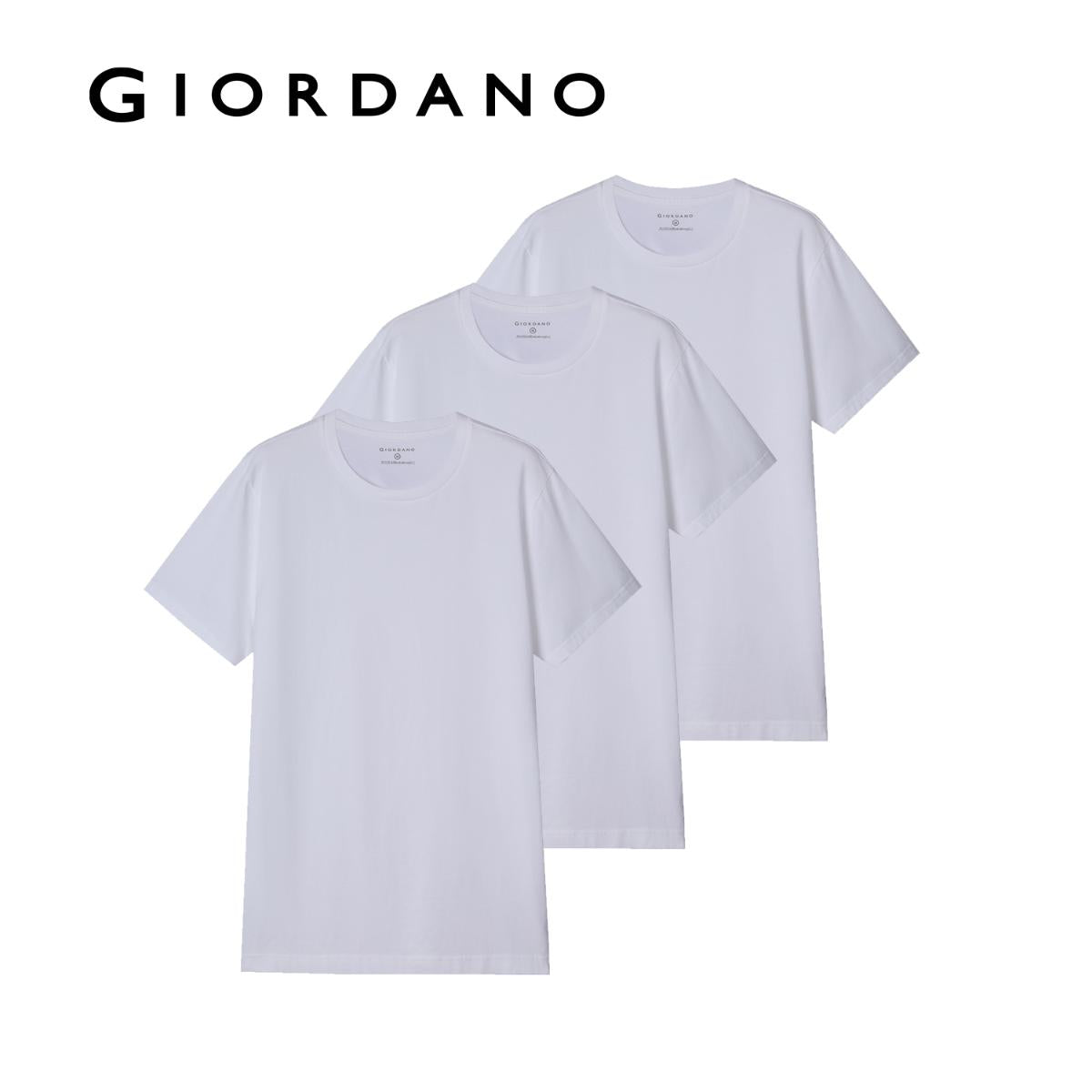 Men's 3-Pack Cotton Crew Neck T-Shirts