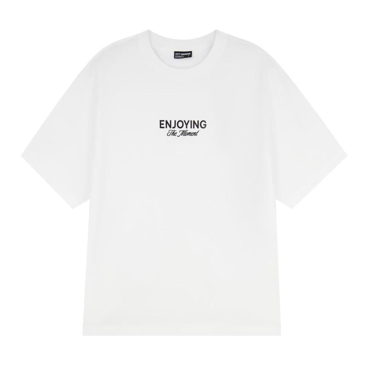 Men's Oversized Cotton Crew Neck Print Tee | Wander City Collection