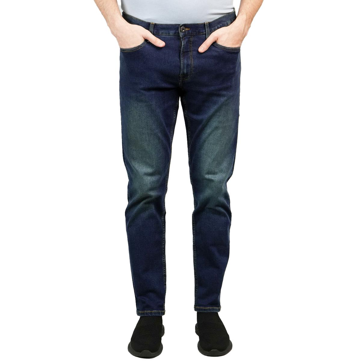 Cotton/Polyester/Elastin Denim Low Rise Skinny Jeans