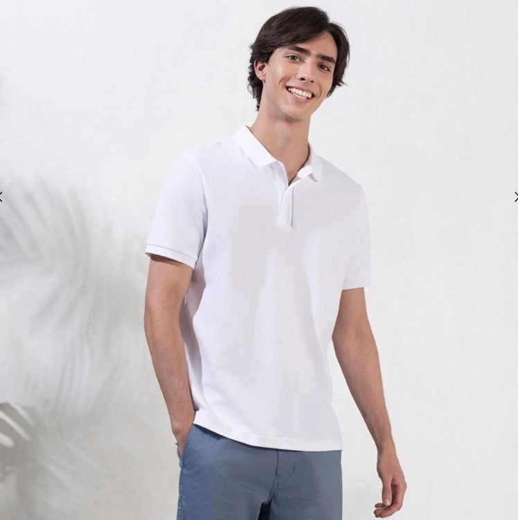 Men's Slim Fit Solid Pique Polo