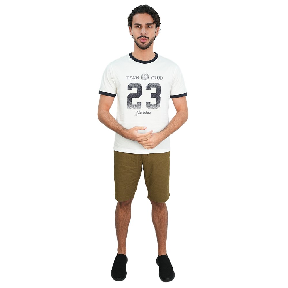Men's Slim Cotton Team Club Graphic Print Tee