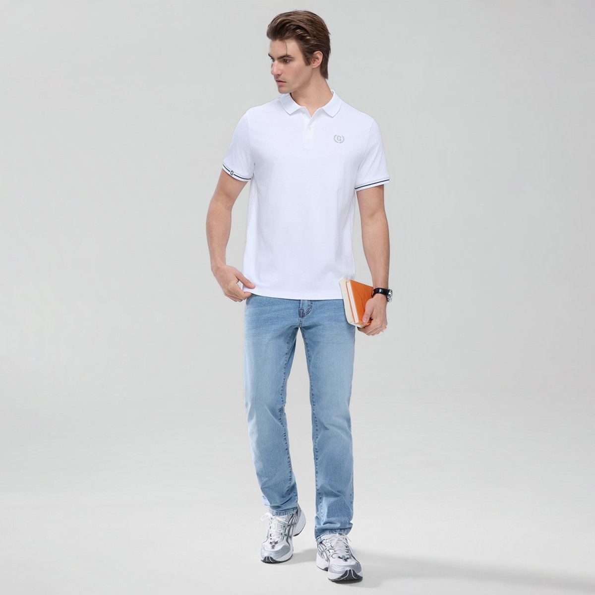 Men's Slim Liquid Touch Interlock Polo