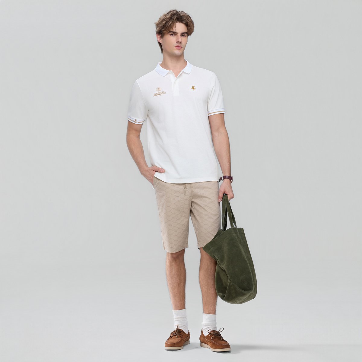 Men's Slim Fit Club House Lacoste Polo