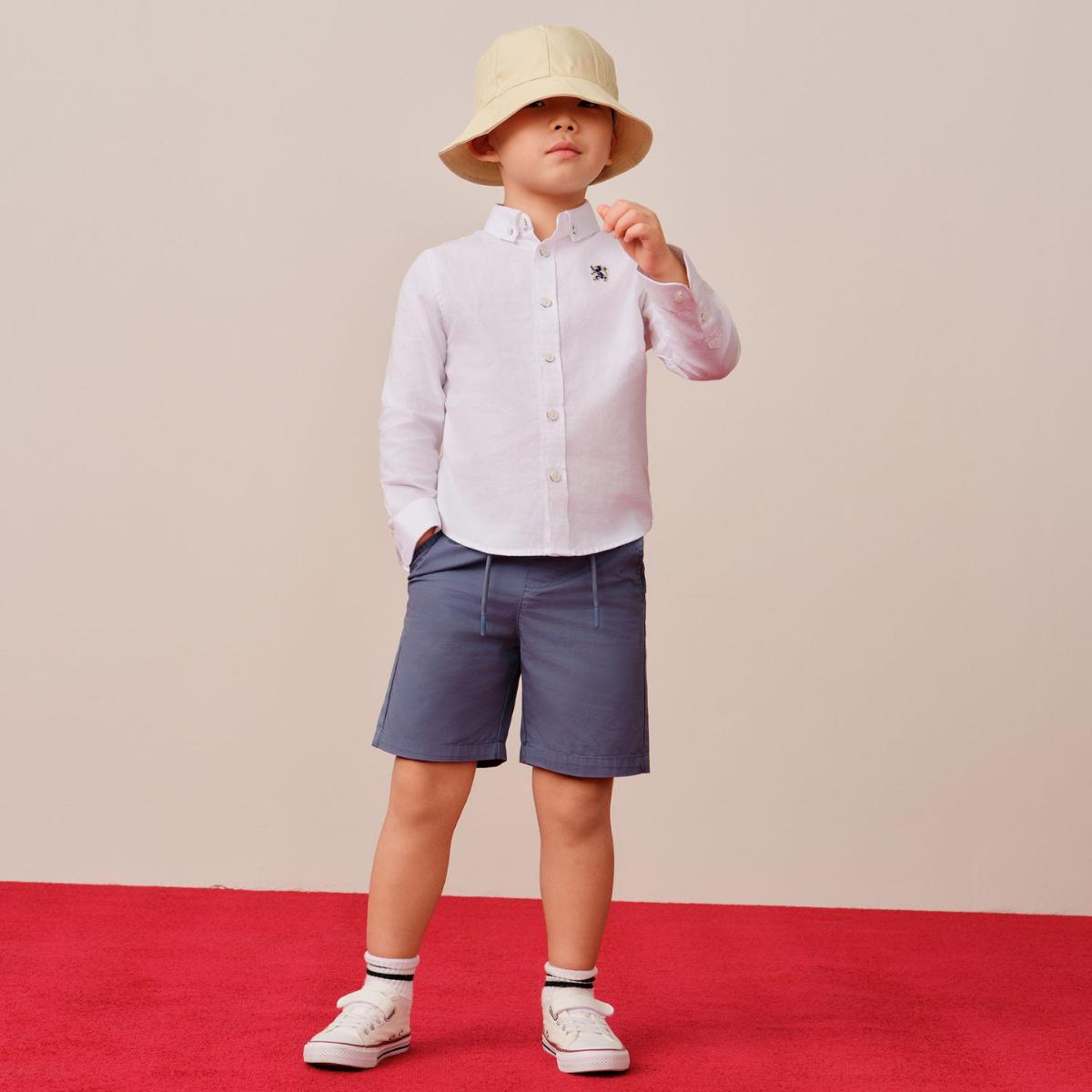 Kids' Cotton Oxford Shirt