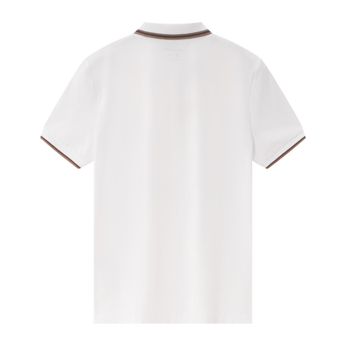 Men's Cotton Lycra Pique Polo - Slim Fit, Eagle Embroidery