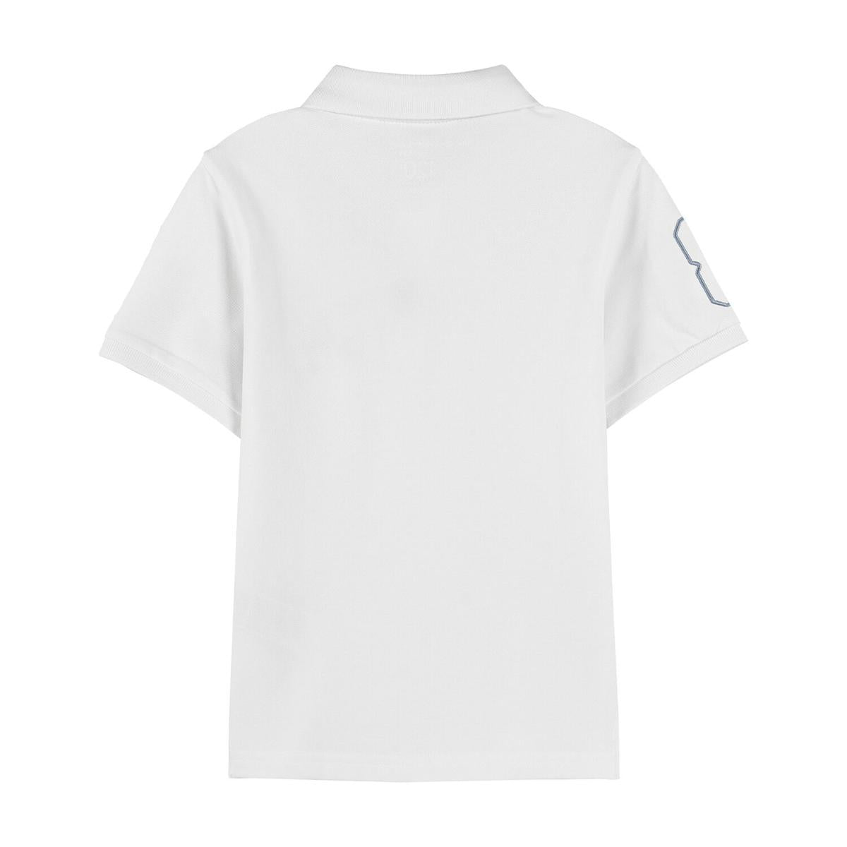 Kids' Lion Polo: 3D Embroidery, Comfort Piqué, Classic Style