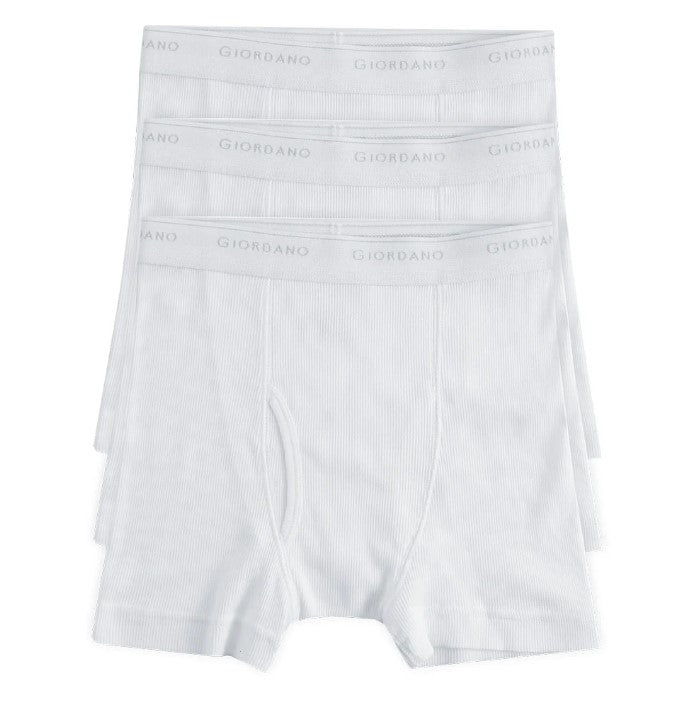 Men's Cotton Rib Regular Trunks 3-Pack