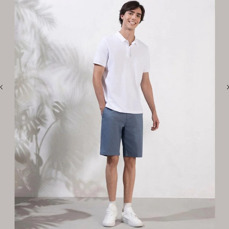 Men's Slim Fit Solid Pique Polo