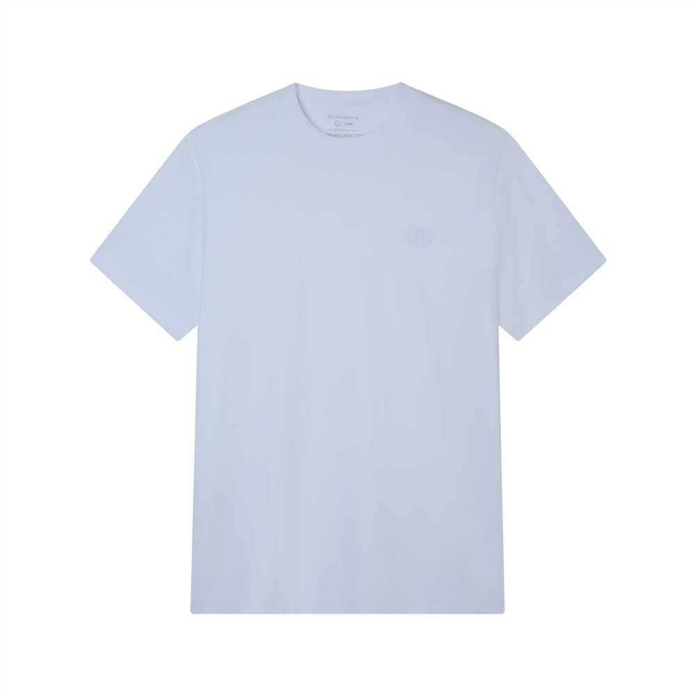 Men's Slim Fit Liquid Touch Cotton Crew Neck Tee