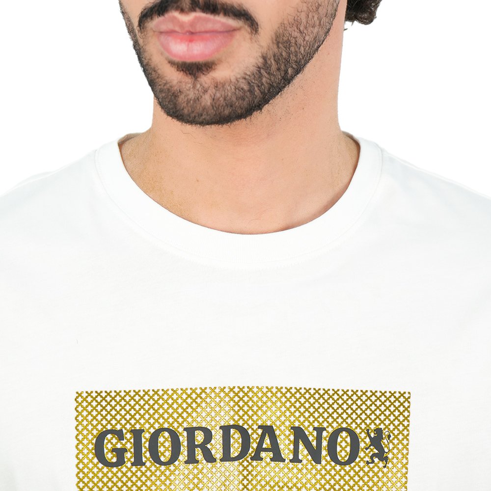 Men's Slim Cotton Signature Graphic Print Tee