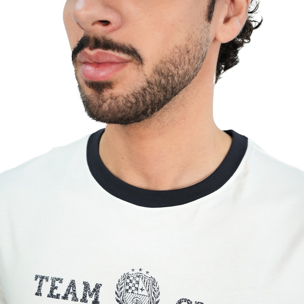 Men's Slim Cotton Team Club Graphic Print Tee