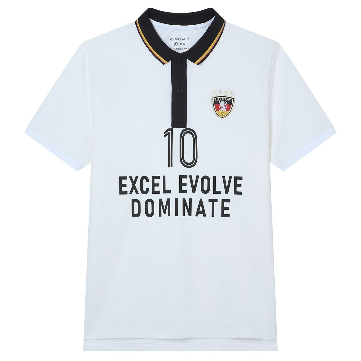 Men Slim Cotton Lycra World Cup Polo