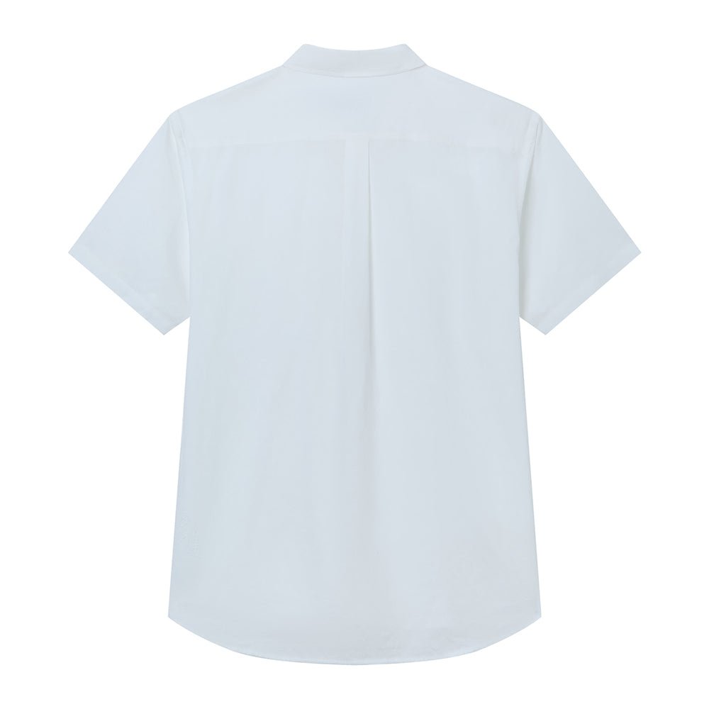 Men's Slim Linen Cotton Short-Sleeve Shirt