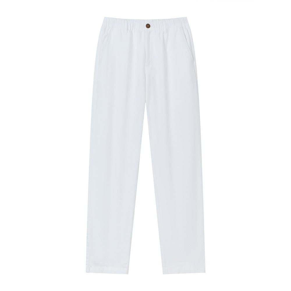 Men's Slim Taper Linen Cotton Khakis