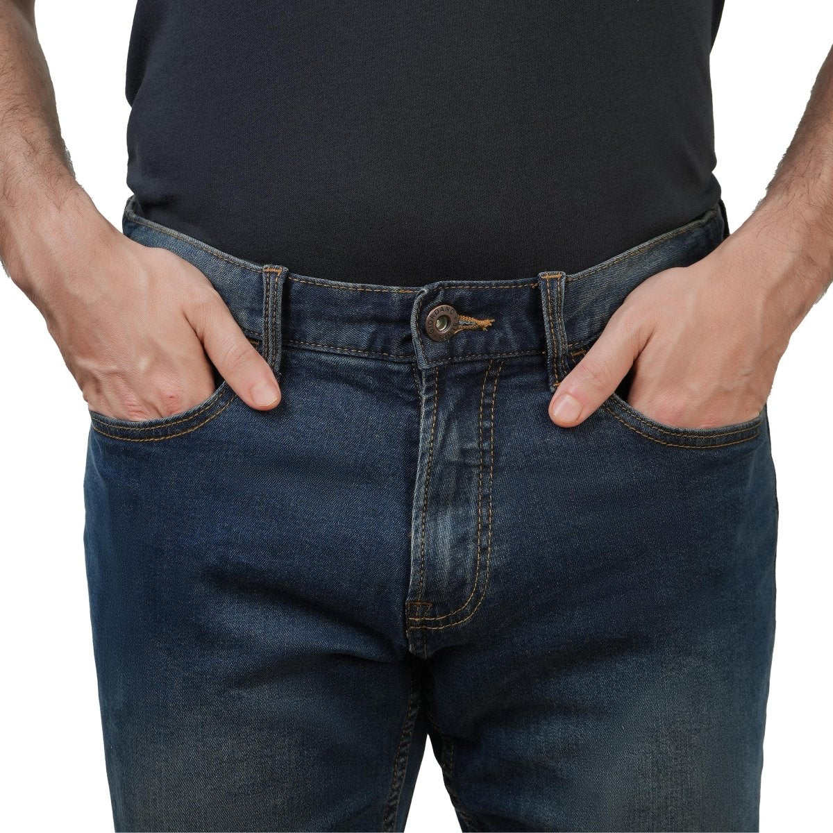 Men’s Low Rise Skinny Taper Stretch Denim Jeans