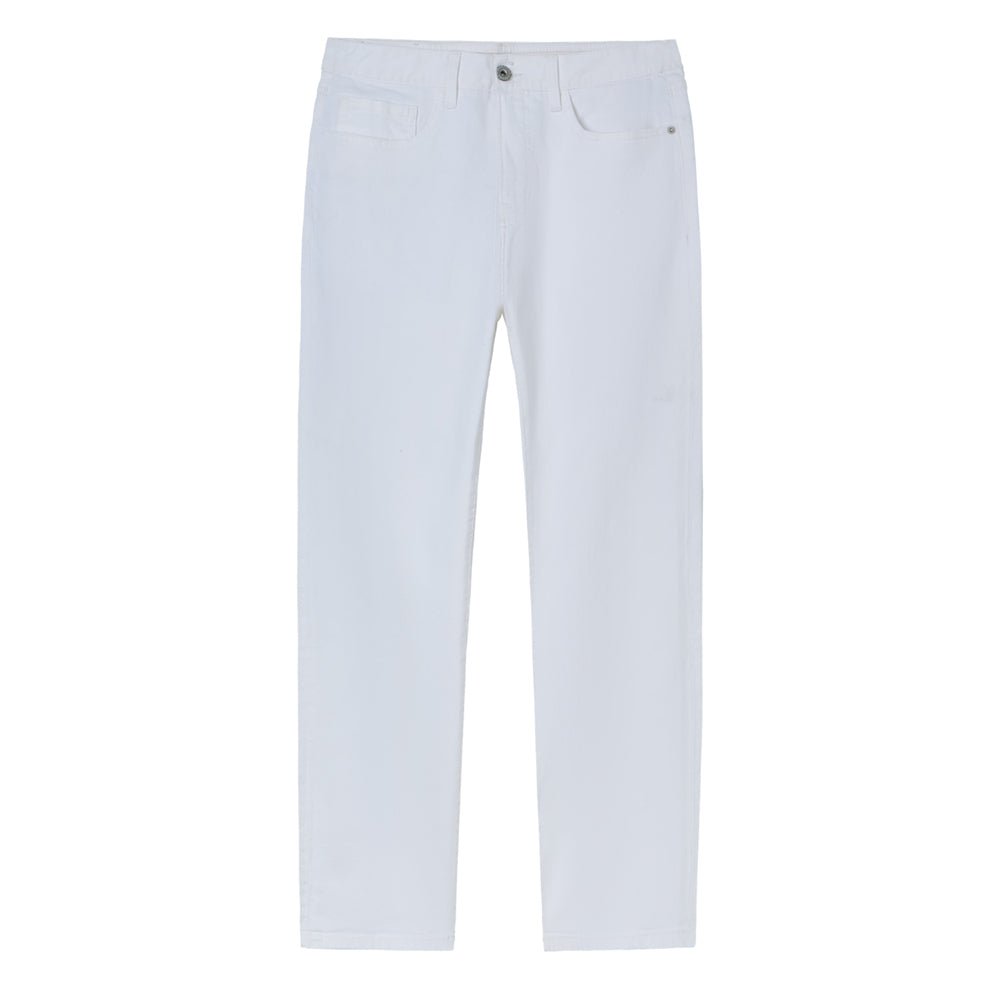 Men's Skinny Taper Stretch Denim Jeans With Elastic Waist