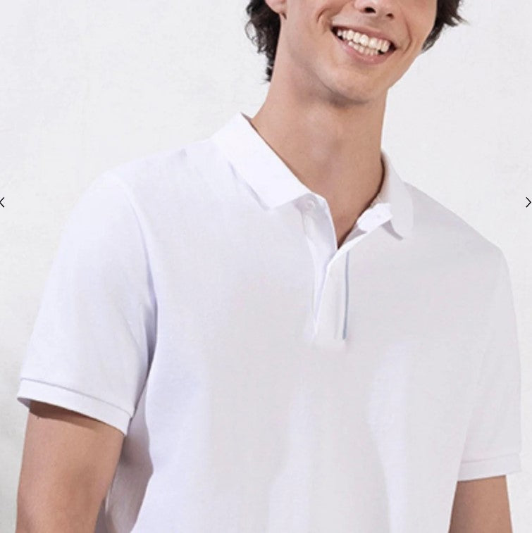 Men's Slim Fit Solid Pique Polo