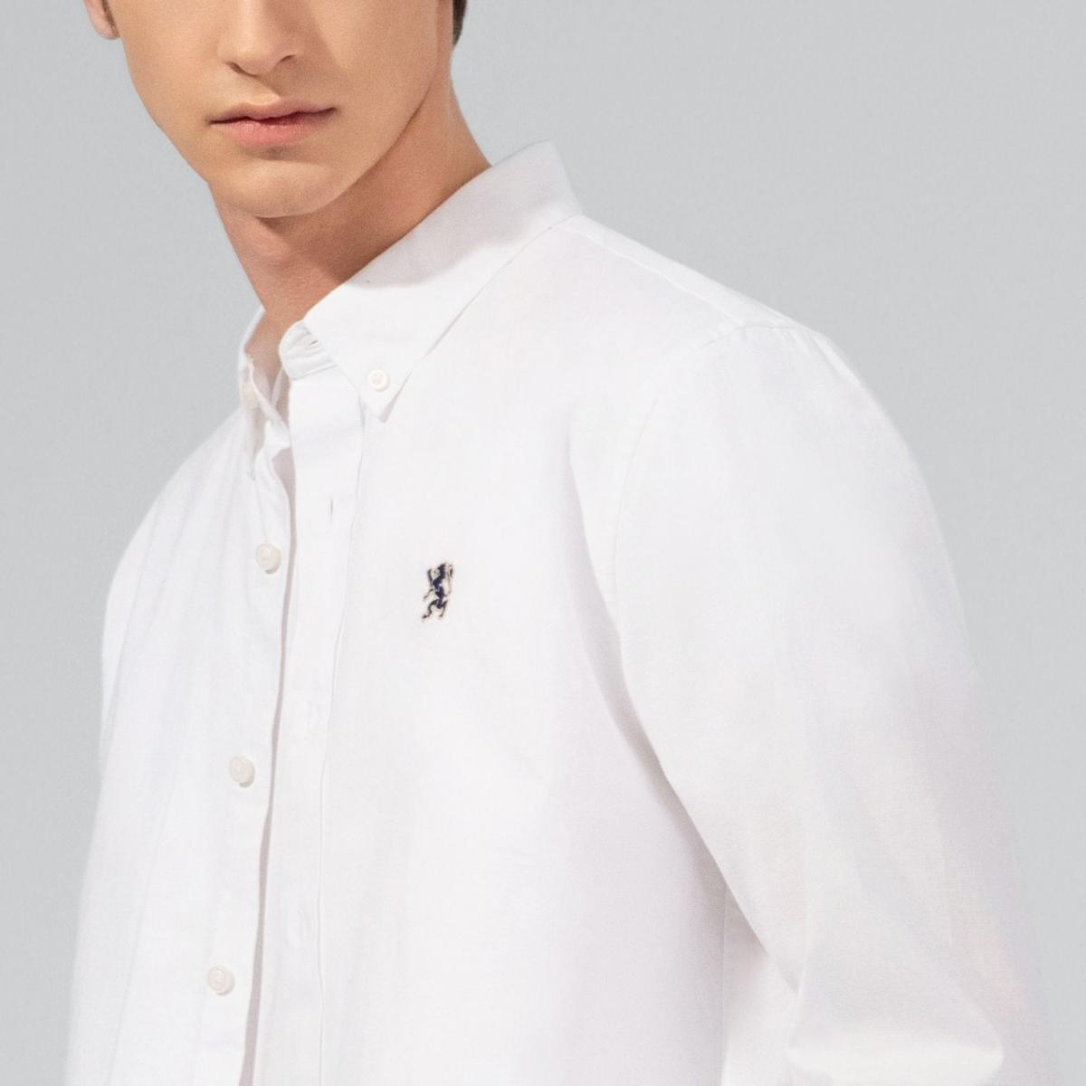 Men's Lion Cotton Oxford Shirt