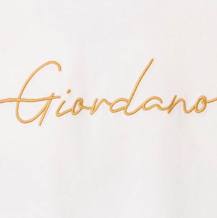 Men's Cotton Crewneck Tee With Signature Print