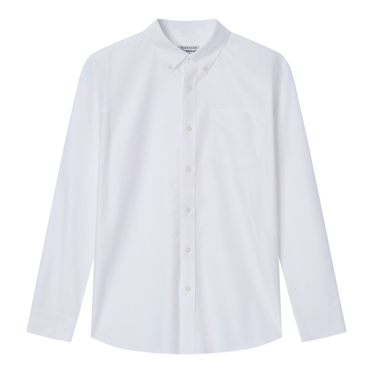 Men’s Cotton Long-Sleeve Wrinkle-Free Shirt