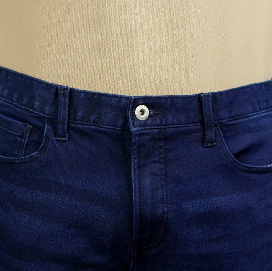 Cotton/Polyester/Spintex Denim Low Rise Skinny Triple Jeans