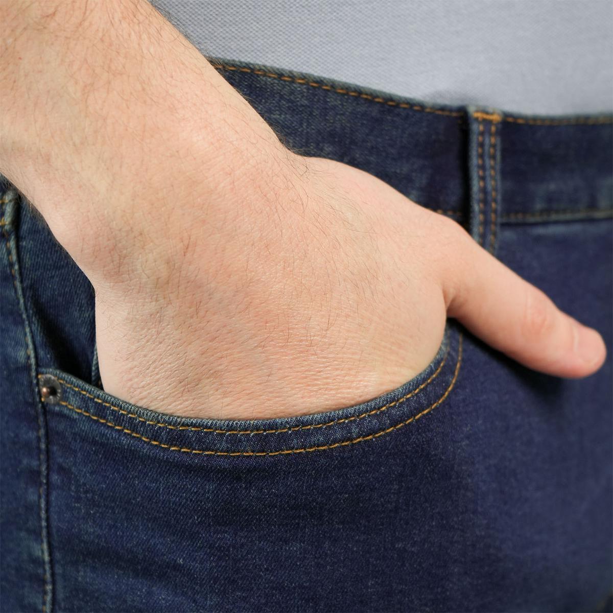 Cotton/Polyester/Elastin Denim Low Rise Skinny Jeans