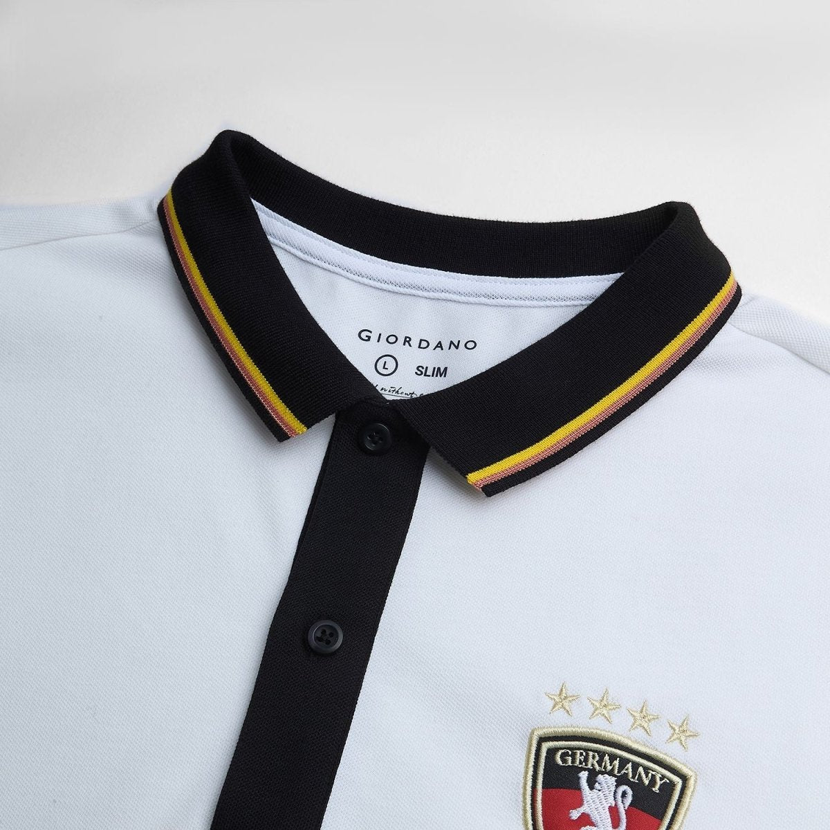 Men Slim Cotton Lycra World Cup Polo