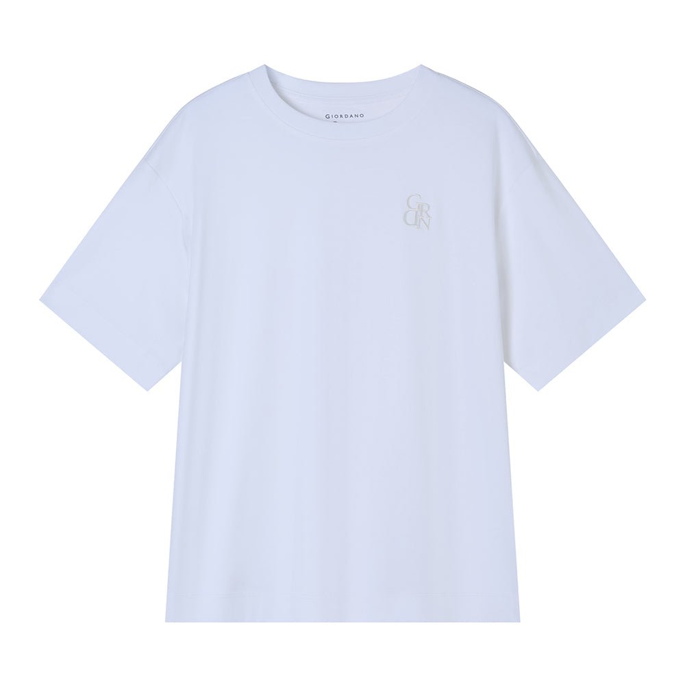 Women's Embroidered Cotton Liquid Touch Tee