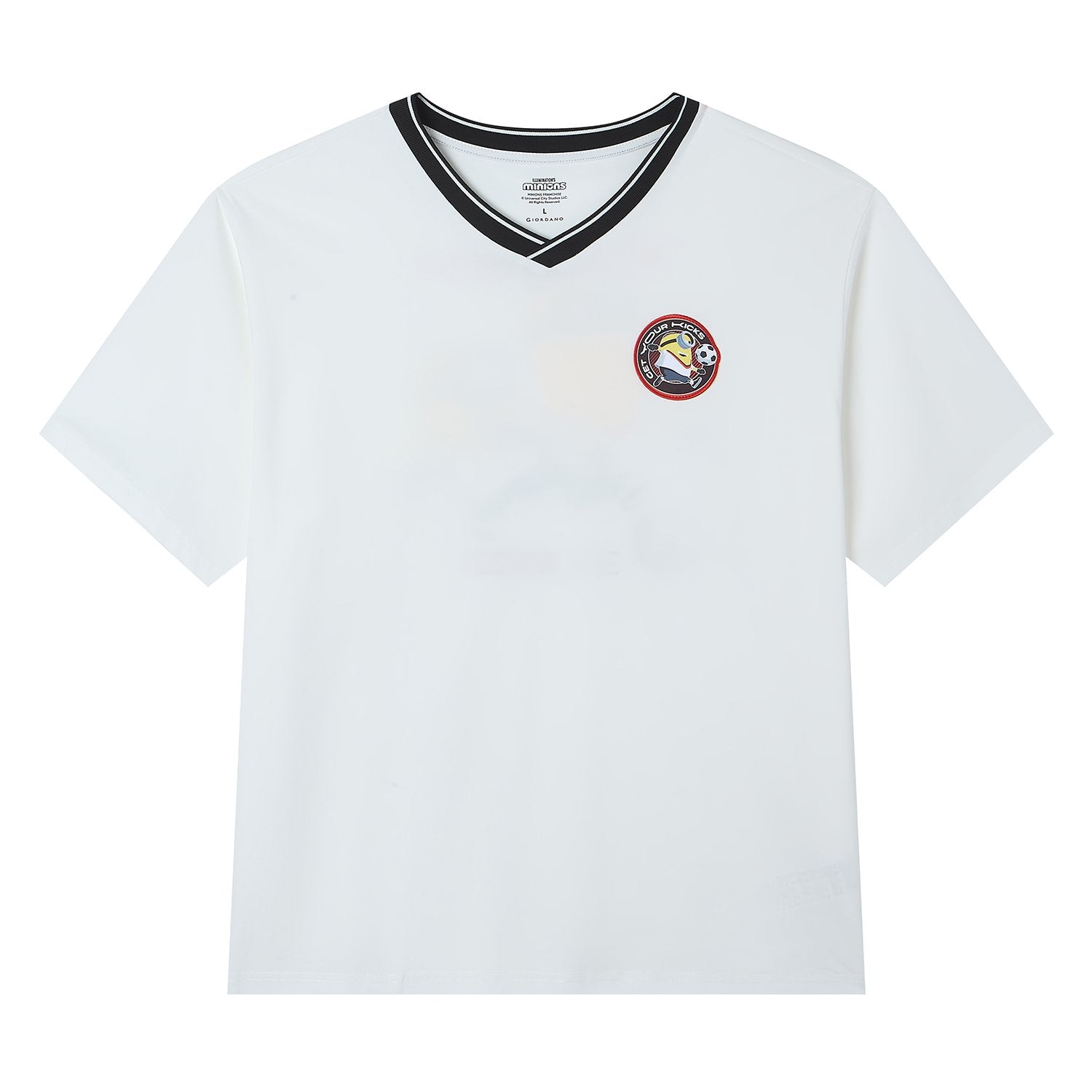 Men Relaxed Minions V-Neck World Cup Tee