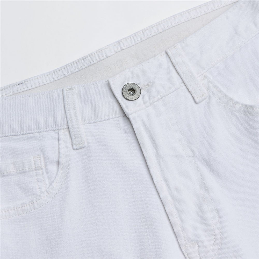 Men's Skinny Taper Stretch Denim Jeans With Elastic Waist