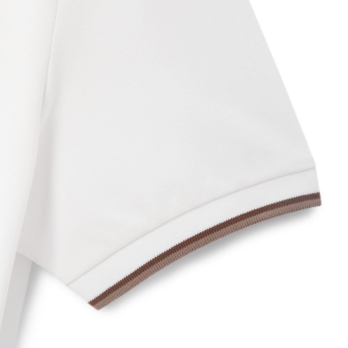 Men's Cotton Lycra Pique Polo - Slim Fit, Eagle Embroidery