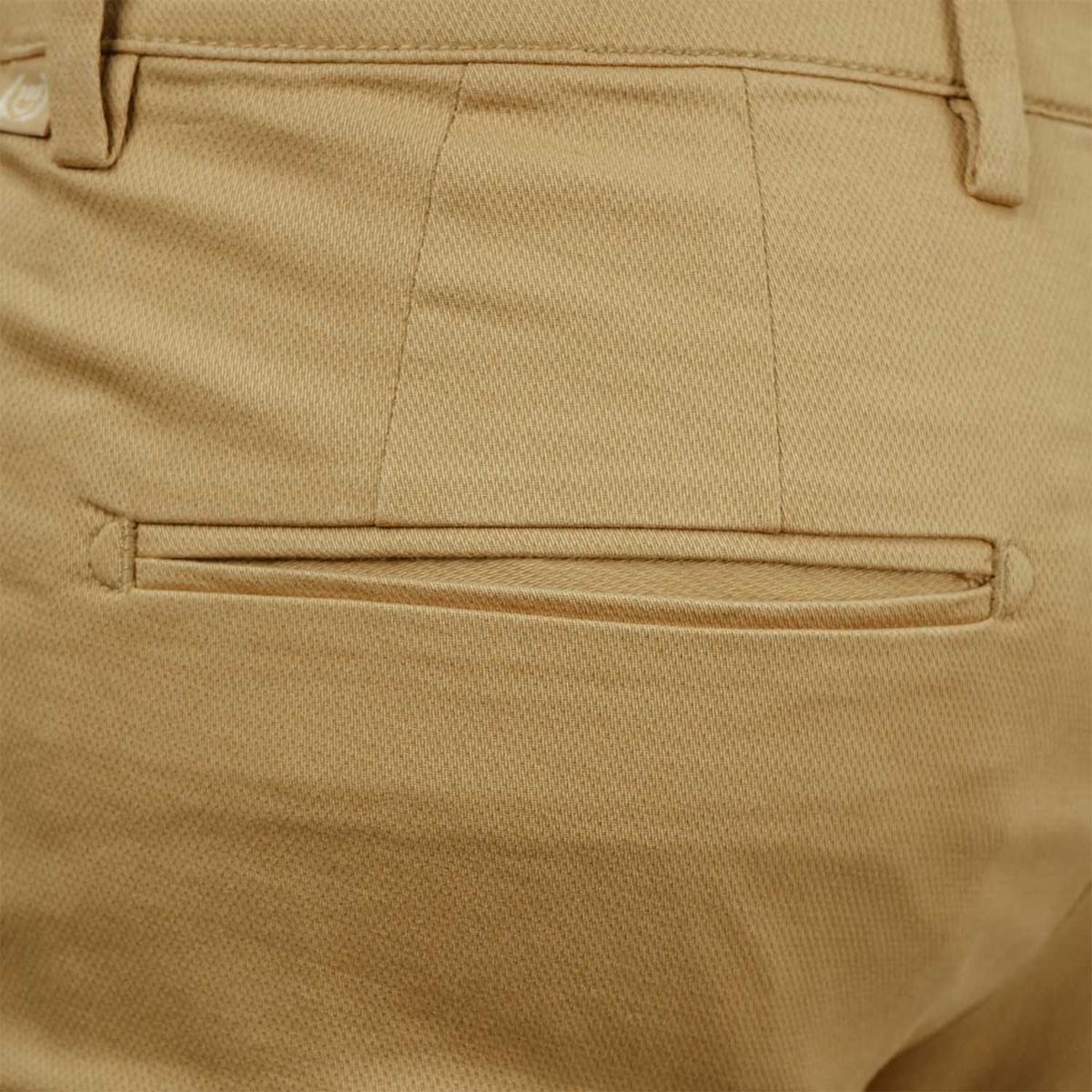Men's Low Rise Slim Fit Cotton Twill Khakis
