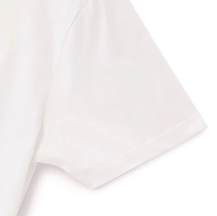 Men's Cotton Crewneck Tee With Signature Print