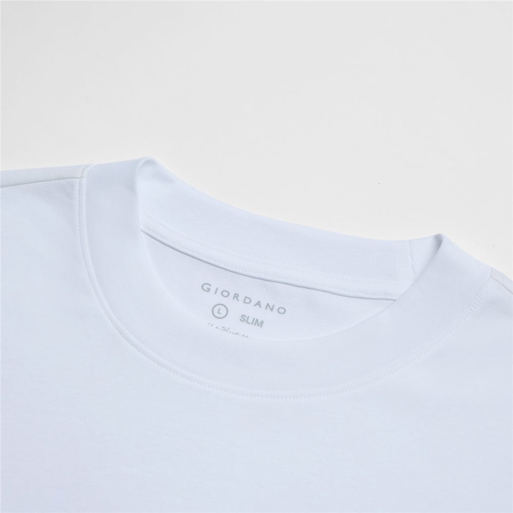 Men's Slim Fit Liquid Touch Cotton Crew Neck Tee