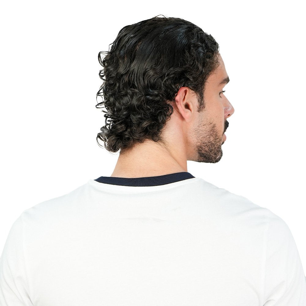 Men's Slim Cotton Crew Neck Embroidery Tee
