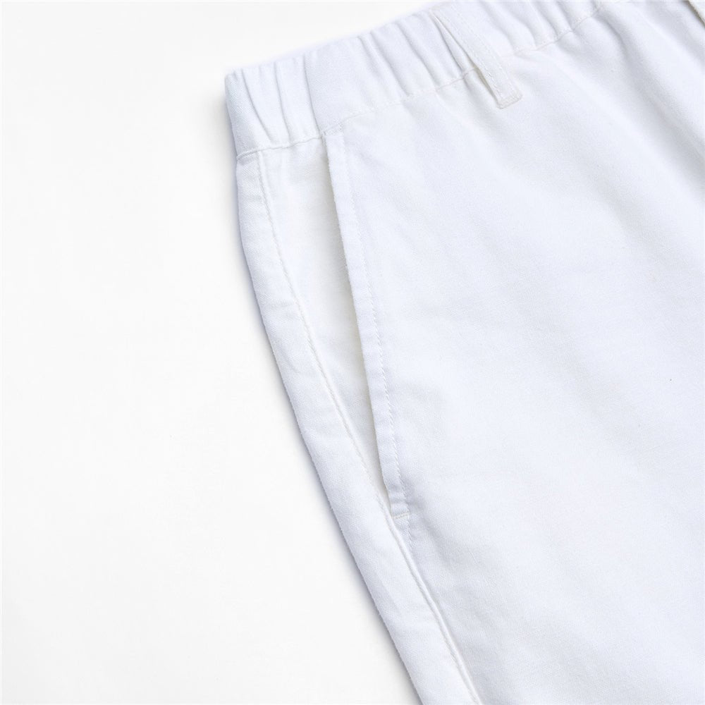 Men's Slim Taper Linen Cotton Khakis