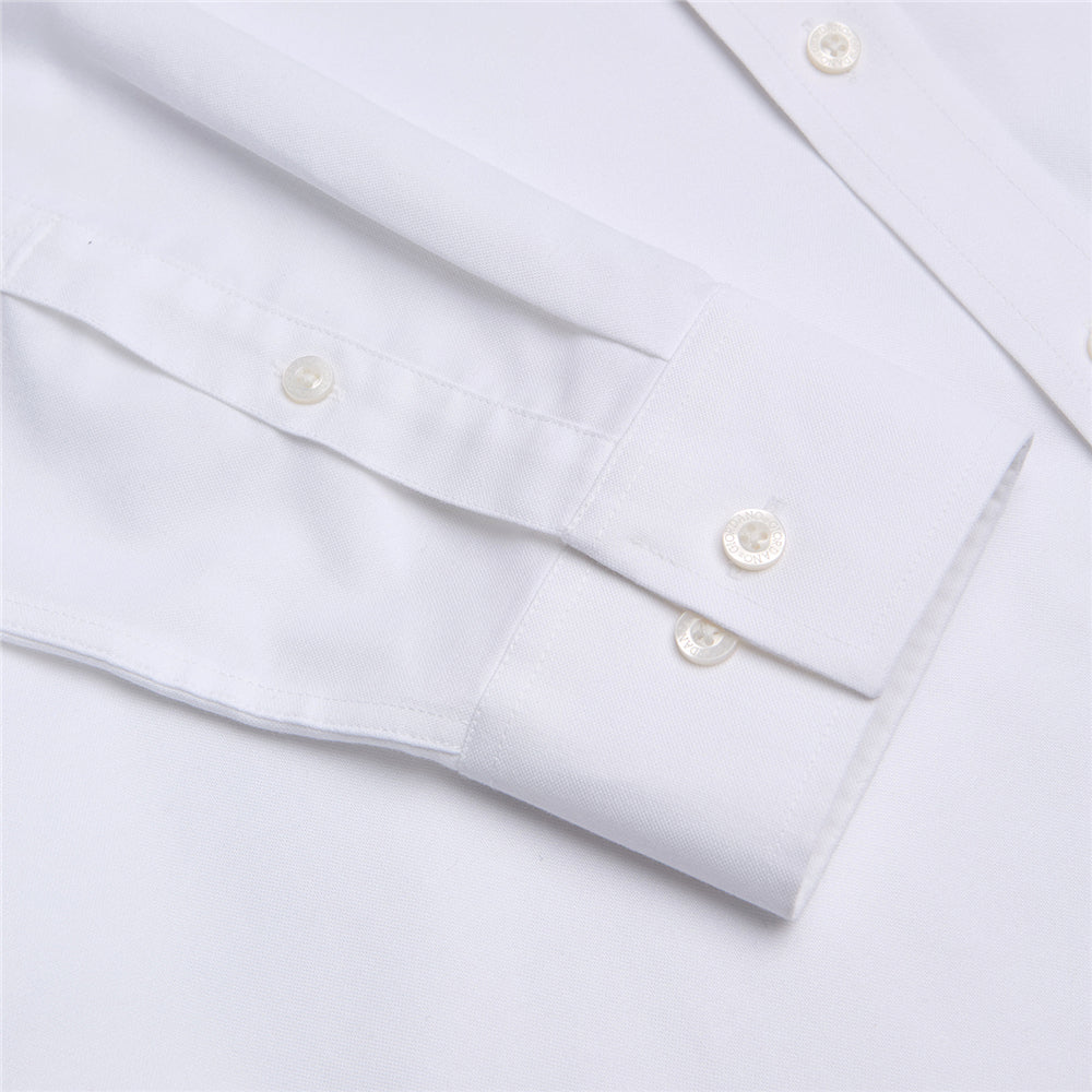 Men’s Cotton Long-Sleeve Wrinkle-Free Shirt