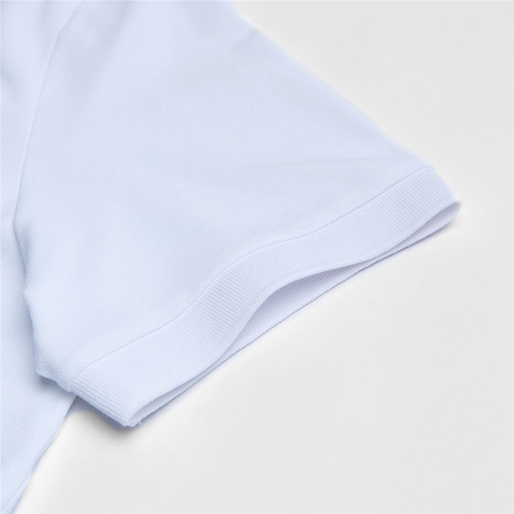 Men’s Slim Solid Pique Cotton Lycra Polo with Flat Knit Collar & Soft Finish