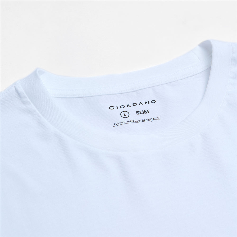 Men’s Slim Fit Cotton Signature Print Tee