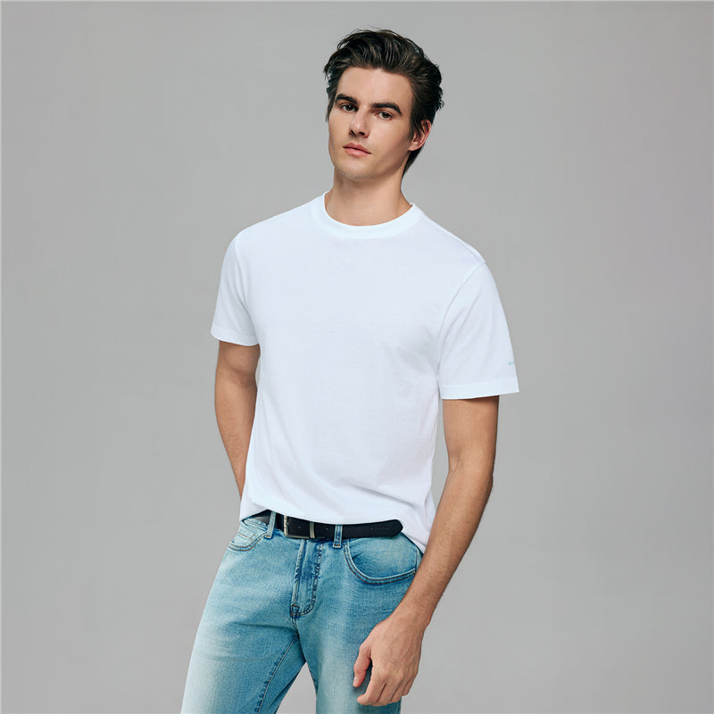 Men’s Slim Fit Cotton Crew Neck Tee