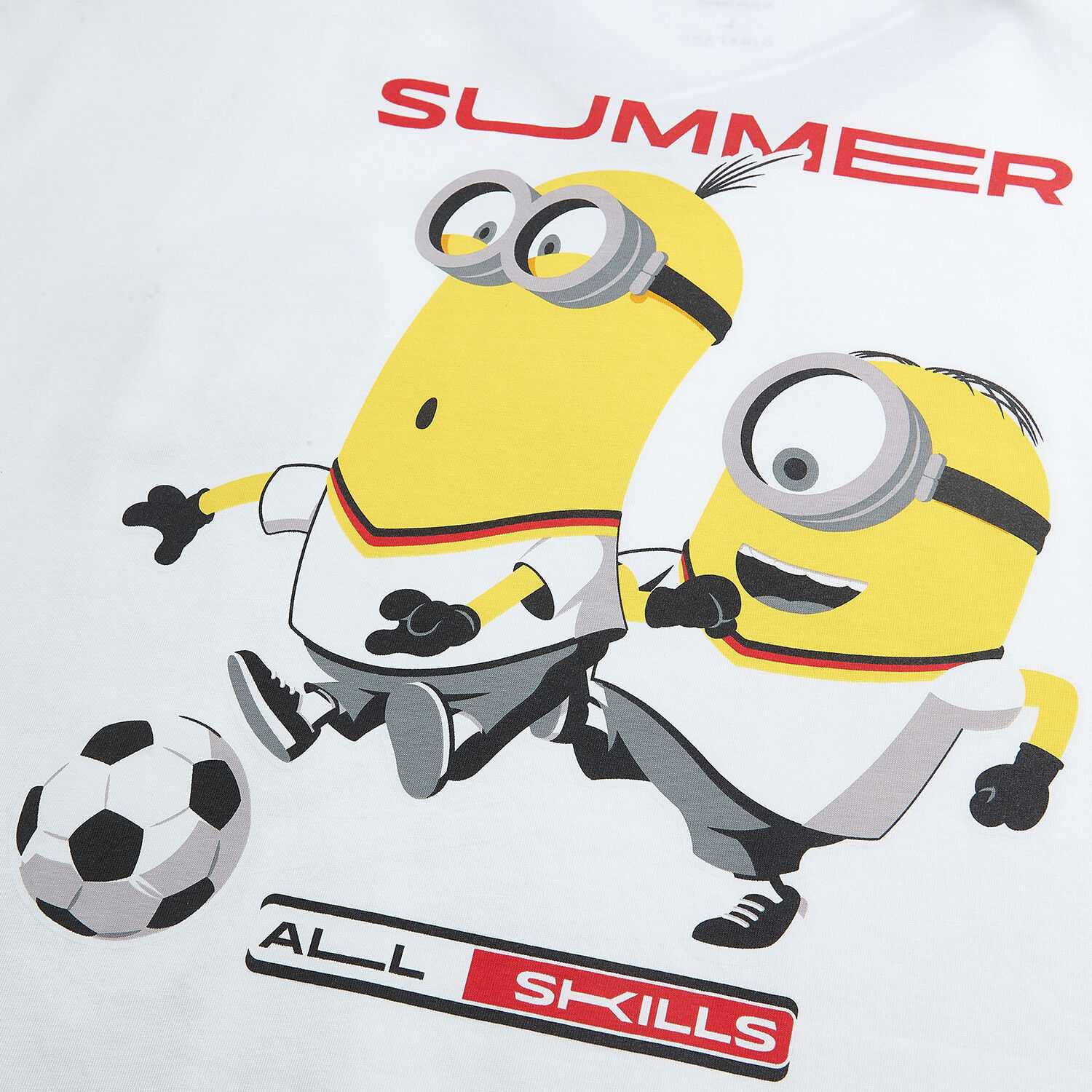 Men Relaxed Minions V-Neck World Cup Tee