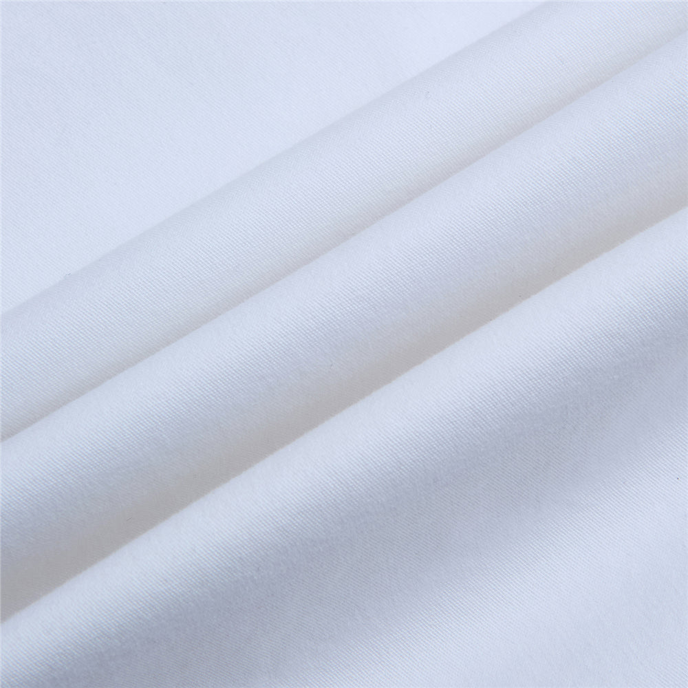 Men's Slim Twill Bermuda Shorts With Stretch Waist