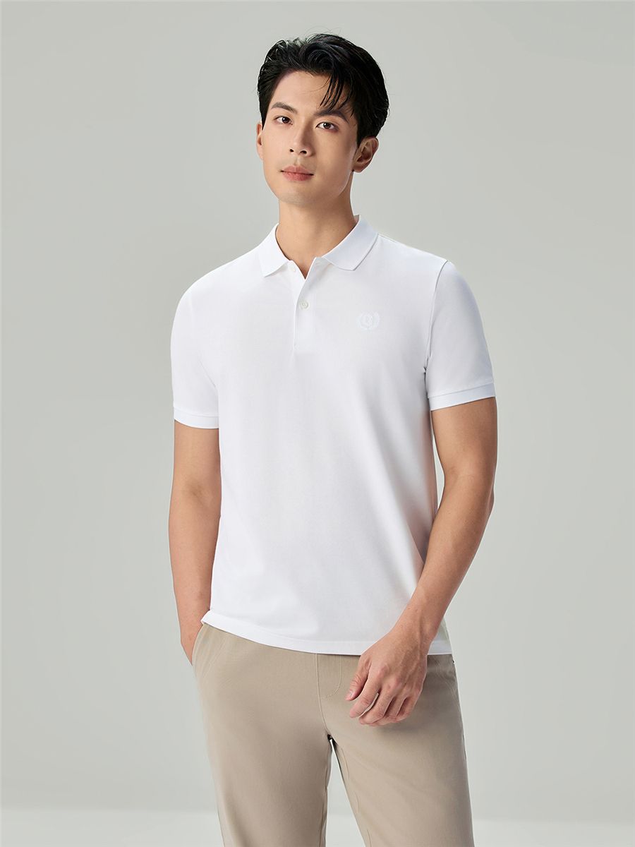 Men Slim Stretch Silk Touch Polo