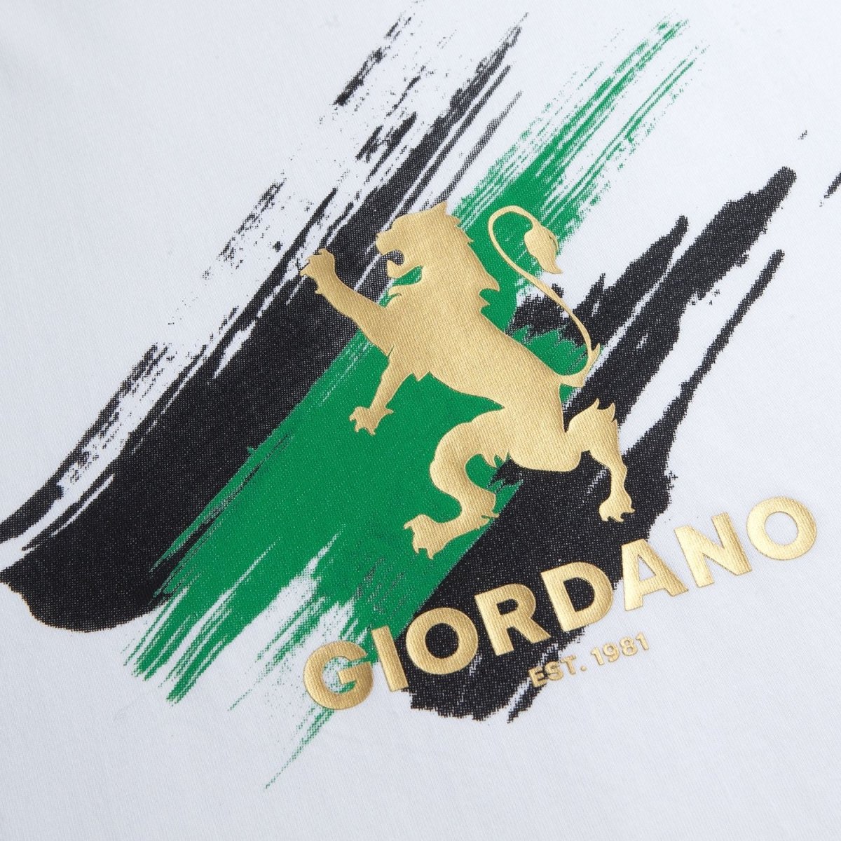 Men's Slim Fit Lion Graphic Tee