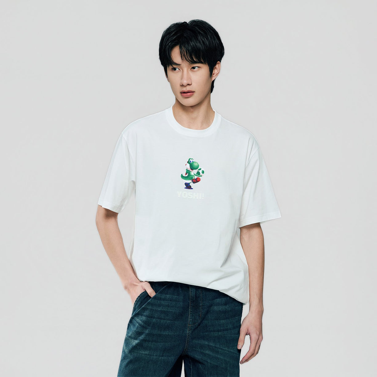 Men's Super Mario Relaxed Print Tee