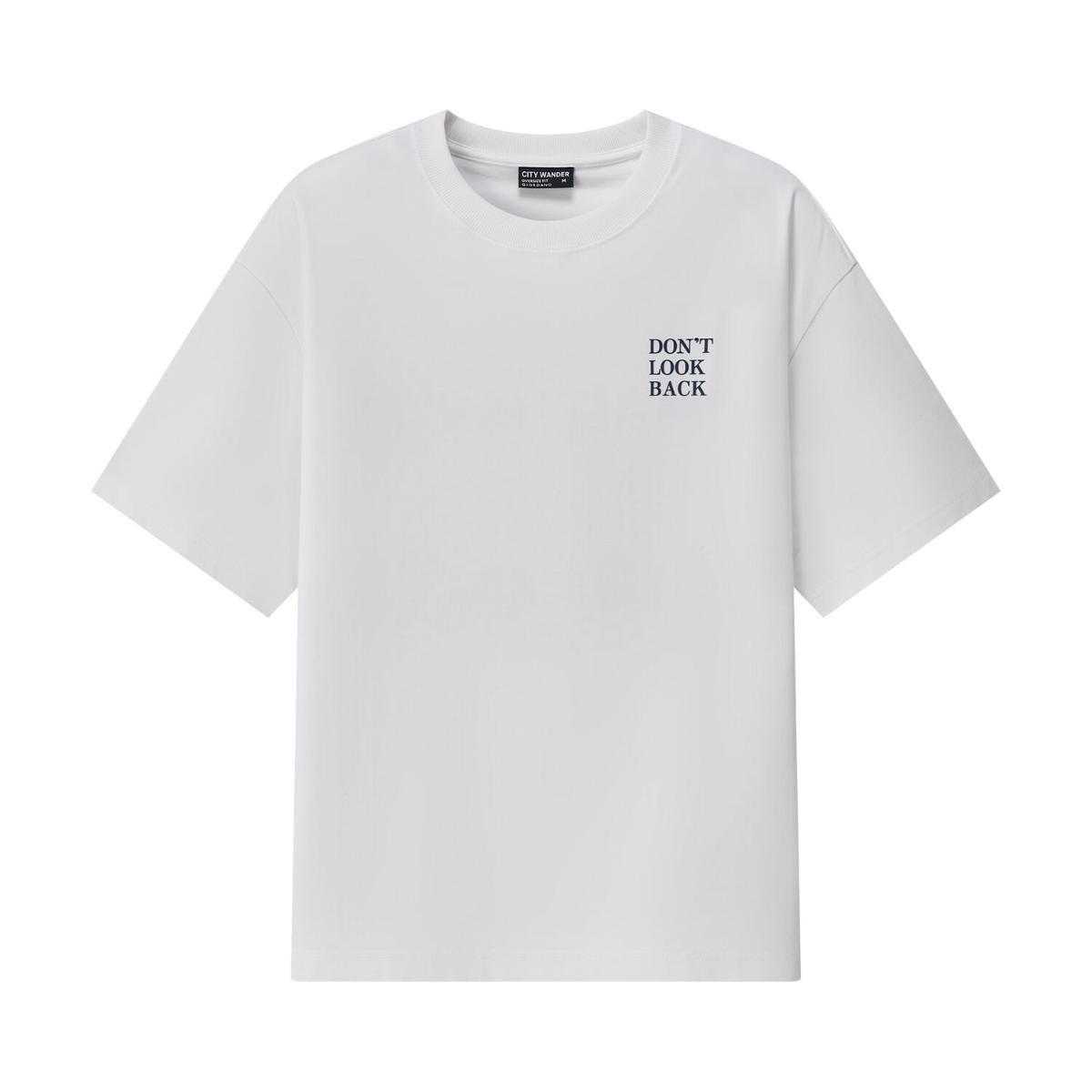 Men's Oversized Cotton Crew Neck Print Tee | Wander City Collection